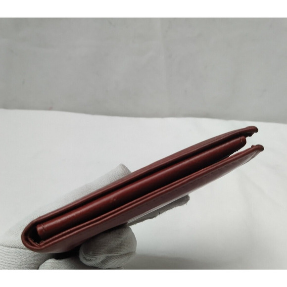 Ben Sherman Brown Leather Credit Card ID Window Bifold Man Wallet - Picture 5 of 15